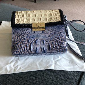 Brahmin Crossbody Blue/Beige Navy